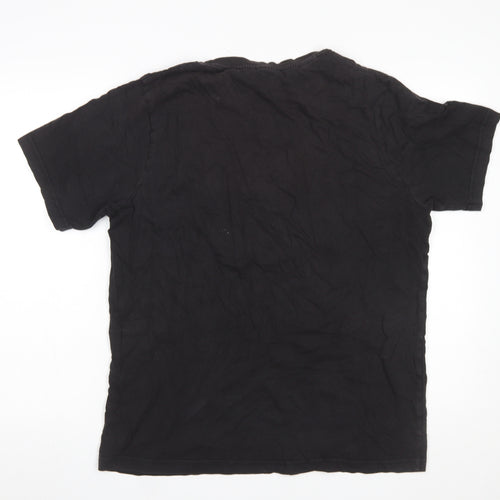 Dope Chef Men’s Black Cotton Logo T-Shirt Size L Streetwear