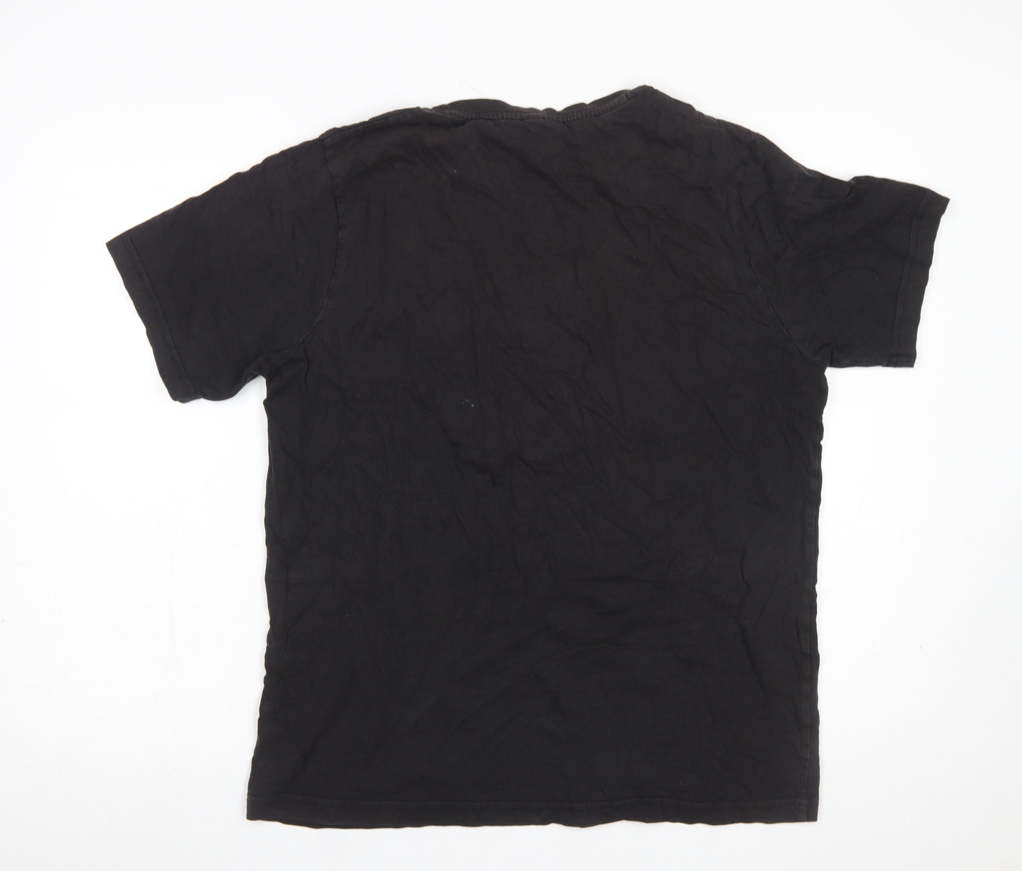 Dope Chef Men’s Black Cotton Logo T-Shirt Size L Streetwear