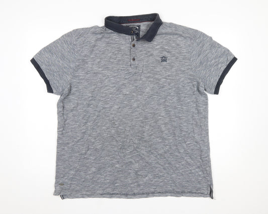 Kensington Eastside Men’s Grey 2XL Polo Shirt Classic Casual