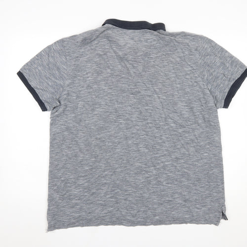 Kensington Eastside Men’s Grey 2XL Polo Shirt Classic Casual