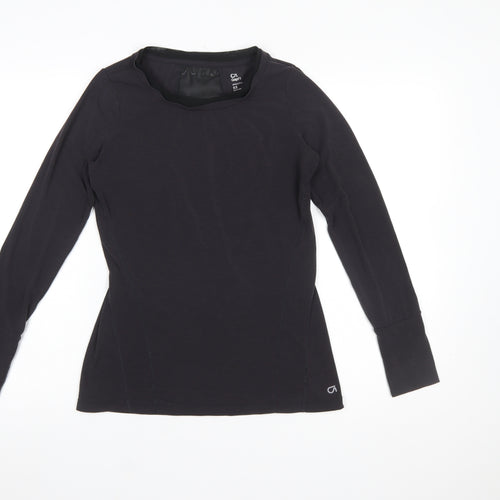 GapFit Women’s Black XS Slim Fit Long Sleeve Active Top