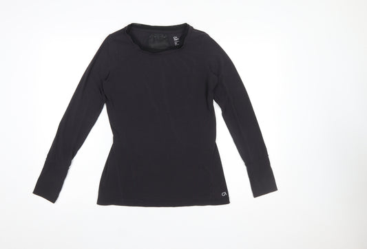 GapFit Women’s Black XS Slim Fit Long Sleeve Active Top