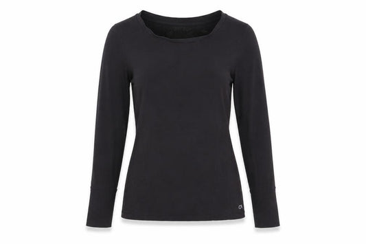 GapFit Women’s Black XS Slim Fit Long Sleeve Active Top