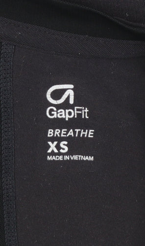 GapFit Women’s Black XS Slim Fit Long Sleeve Active Top