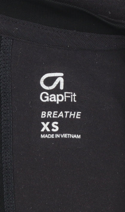 GapFit Women’s Black XS Slim Fit Long Sleeve Active Top