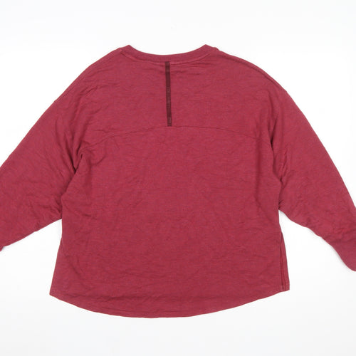 L.L.Bean Women's Red XS Petite Long Sleeve Crew Neck T-Shirt
