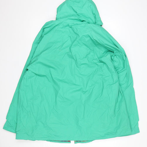 Misty Harbor Women's Green XL Waterproof Hooded Rain Coat