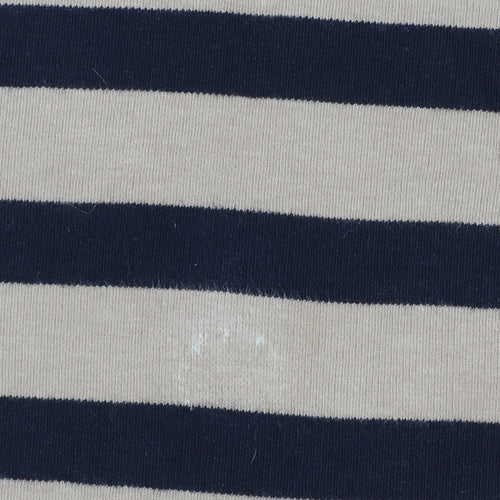 Fat Face Women’s Beige Striped 3/4 Sleeve Tunic Top UK 12