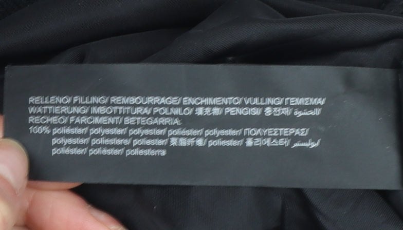 Pull&Bear Women's Black XS Varsity Bomber Jacket