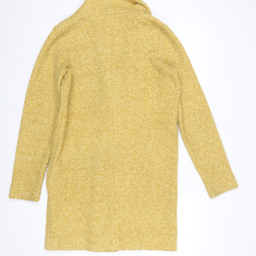 Next Women’s Yellow Mid-Length Polyester Overcoat Size 6