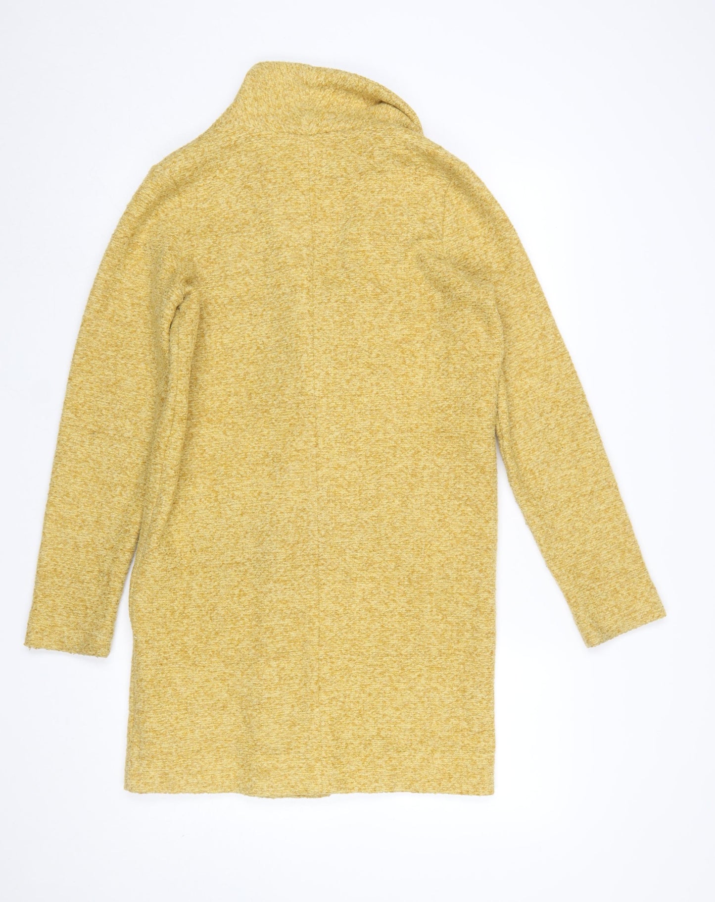 Next Women’s Yellow Mid-Length Polyester Overcoat Size 6