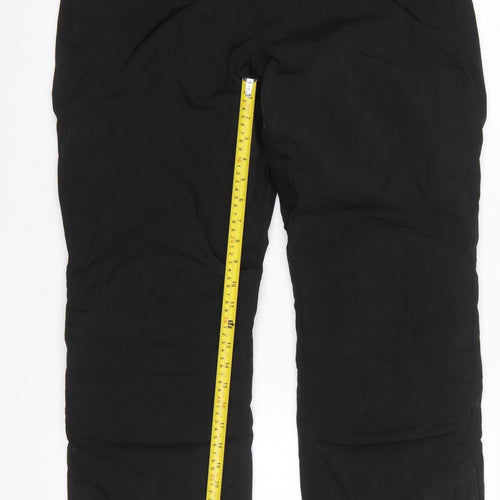Crane Men's Black Insulated Snow Pants Medium Regular Fit