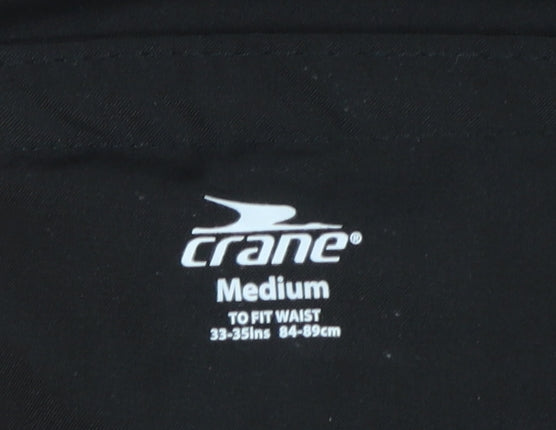 Crane Men's Black Insulated Snow Pants Medium Regular Fit