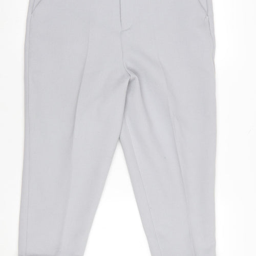 ASOS Women’s Grey Regular Fit Chino Trousers Size 12