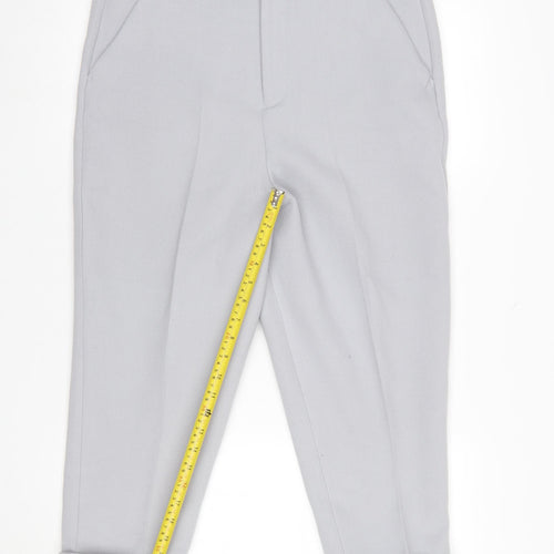 ASOS Women’s Grey Regular Fit Chino Trousers Size 12