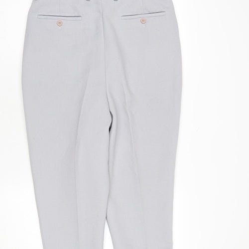 ASOS Women’s Grey Regular Fit Chino Trousers Size 12