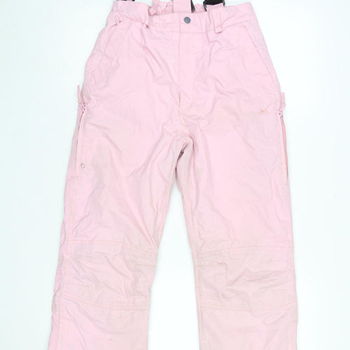 Trespass Girls Pink Snow Pants 9-10 Years Waterproof Windproof TP50