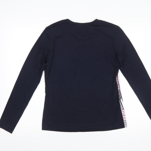 Eugen Klein Women’s Multicoloured Long Sleeve Jersey T-Shirt Size 10