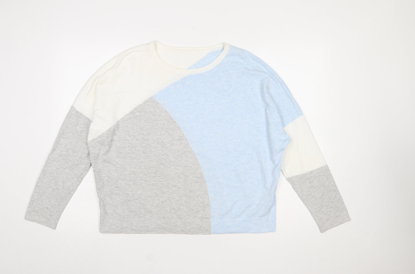 Phase Eight Womens Multicoloured L Relaxed Crew Neck Pullover Jumper