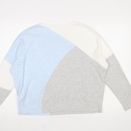 Phase Eight Womens Multicoloured L Relaxed Crew Neck Pullover Jumper