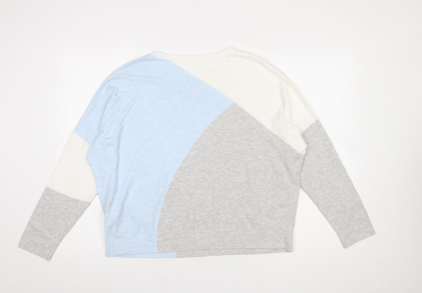 Phase Eight Womens Multicoloured L Relaxed Crew Neck Pullover Jumper