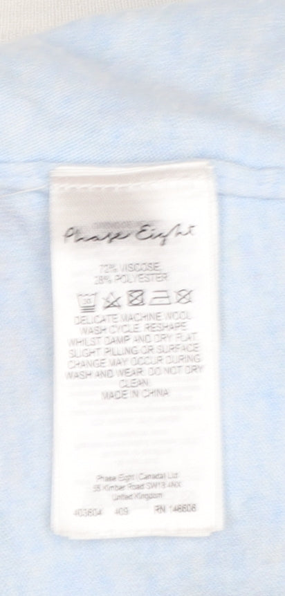 Phase Eight Womens Multicoloured L Relaxed Crew Neck Pullover Jumper