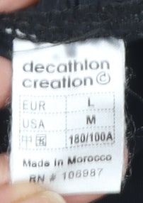 Decathlon Creation Men's Black Cycling Compression Shorts L