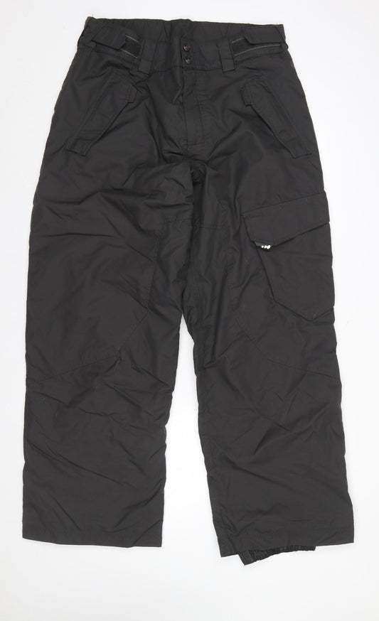 Wedze Men's Black XL Snow Pants Waterproof Ski Trousers
