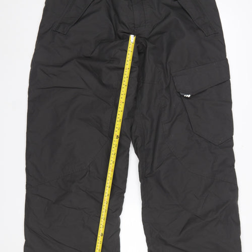 Wedze Men's Black XL Snow Pants Waterproof Ski Trousers