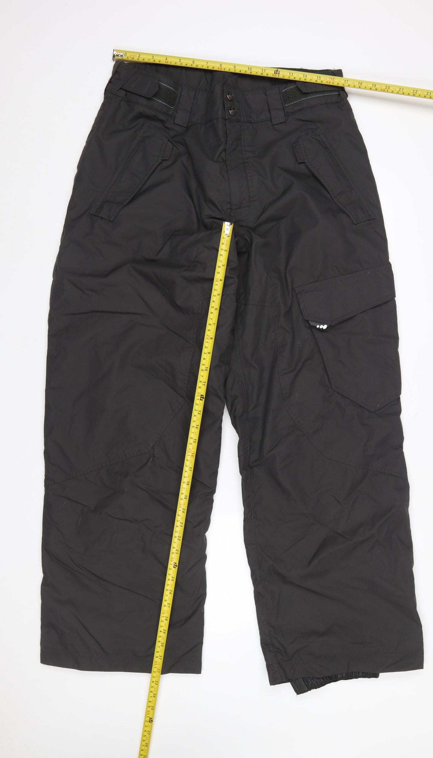 Wedze Men's Black XL Snow Pants Waterproof Ski Trousers