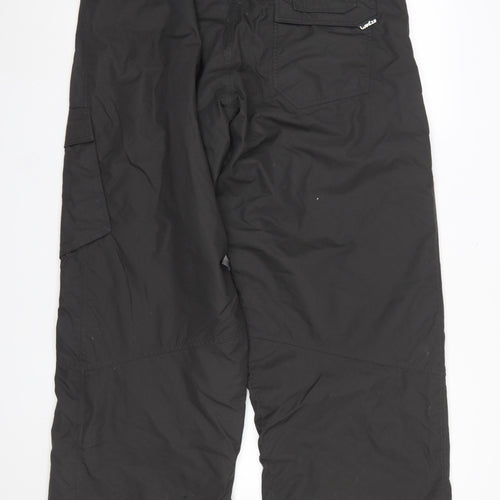 Wedze Men's Black XL Snow Pants Waterproof Ski Trousers