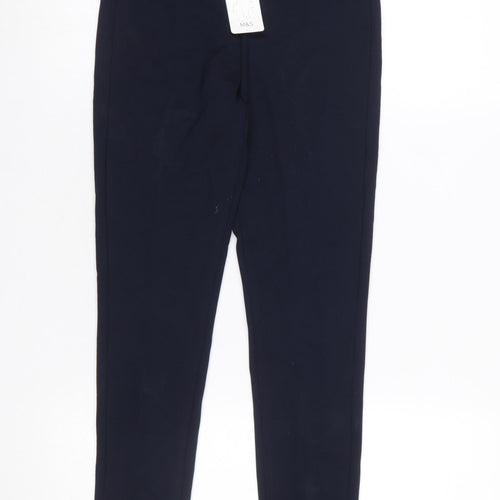 Marks and Spencer Women’s Black High Rise Magic Leggings Size 8 Regular