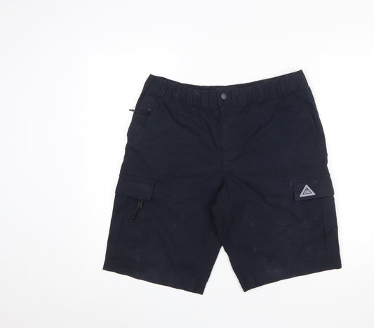 -9° PEAK Men's Blue Cargo Shorts M Outdoor Travel Adventure Style