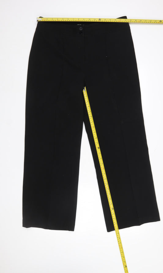 Viyella Women’s Black Wool Blend Dress Pants Size 14