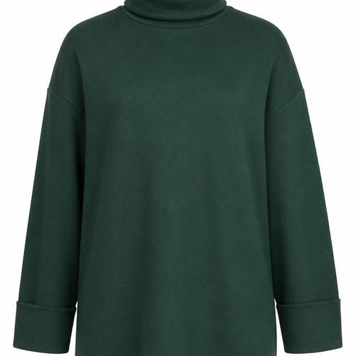 ASOS Women Green Roll Neck Long Sleeve Jersey Pullover Jumper UK 10