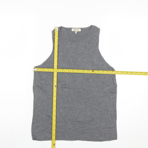 Albaray Women's Grey Knit Sleeveless Tank Top Size 16