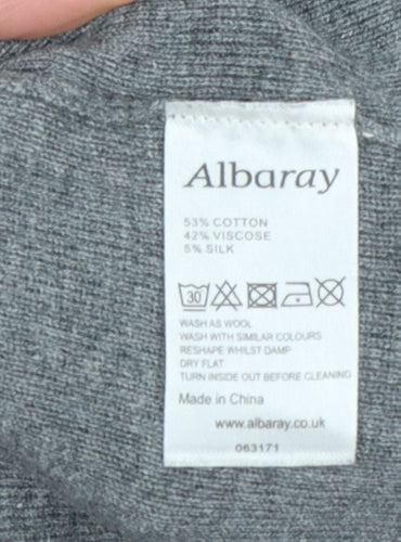 Albaray Women's Grey Knit Sleeveless Tank Top Size 16