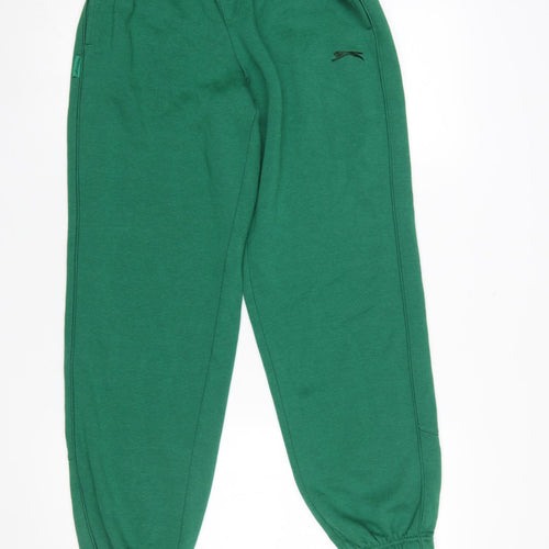 Slazenger Women's Green M Sweatpants with Elastic Waist