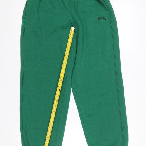 Slazenger Women's Green M Sweatpants with Elastic Waist