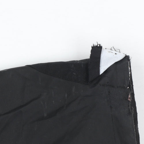 Wedze Womens Black Waterproof Snow Pants Size 12 Insulated Ski Trousers