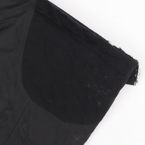 Wedze Womens Black Waterproof Snow Pants Size 12 Insulated Ski Trousers