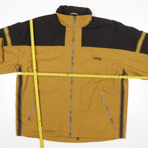 Karakal Men's Brown XL Windbreaker Softshell Jacket