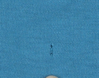 Lands' End Men's Blue Long Sleeve Cotton Polo Shirt XL Classic Fit