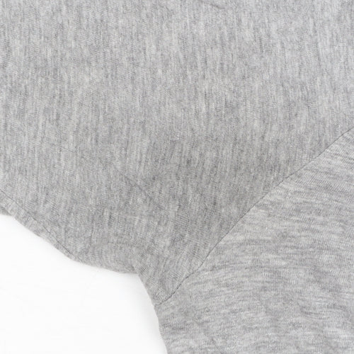 Champion Men's Grey Cotton Crew Neck Short Sleeve T-Shirt Size L