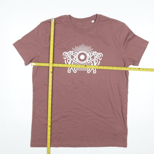 Stanley/Stella Men’s Brown Graphic Print Cotton T-Shirt XL