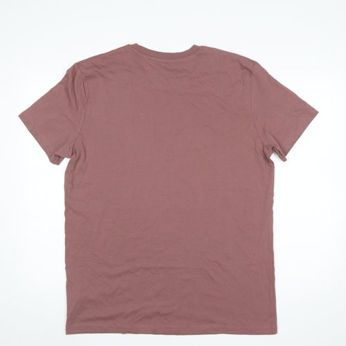 Stanley/Stella Men’s Brown Graphic Print Cotton T-Shirt XL
