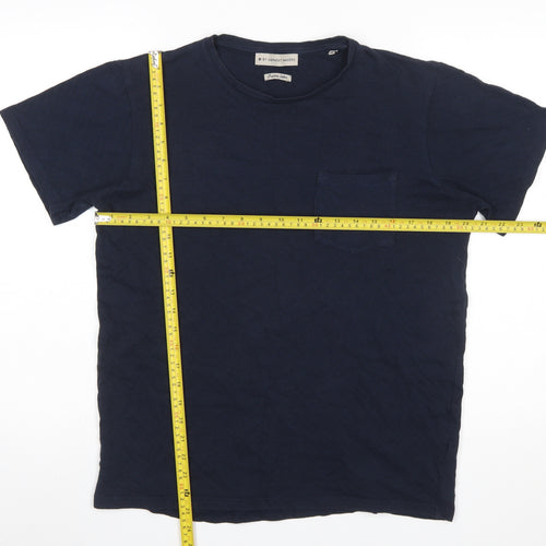 By Garment Makers Men's Navy Organic Cotton Crew Neck T-Shirt Size M