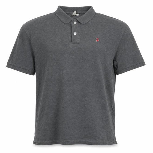 Knowledge Cotton Apparel Men's Grey Organic Cotton Polo Shirt L