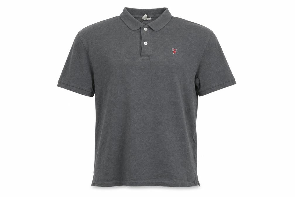 Knowledge Cotton Apparel Men's Grey Organic Cotton Polo Shirt L
