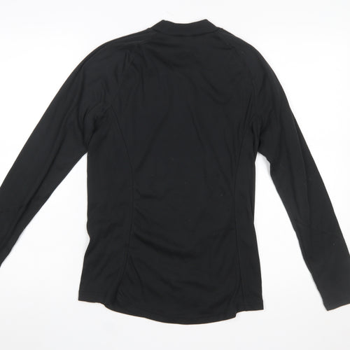 Decathlon Men's Black Long Sleeve Compression Top L Athletic Fit